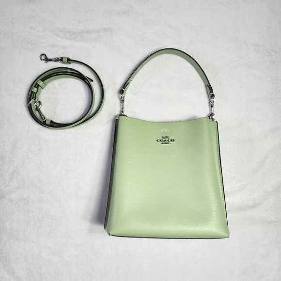 Coach Handbags - COACH Mollie Bucket‎ Bag Pale Pistachio Green